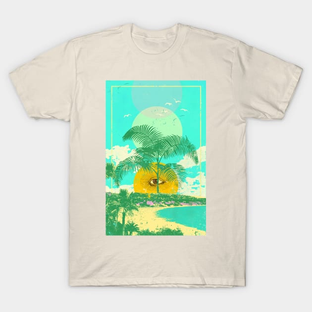 TROPICAL EYE T-Shirt by Showdeer